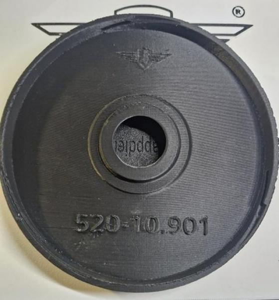 Luftfilter-Schraubdeckel für Zündapp Typ 520 & 521 (KS, GS, MC 125 & KS 175) Ersatzteilnummer: 520-10.901